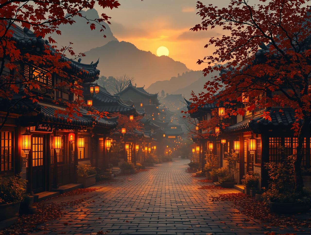 成人短剧品牌故事 成人短剧品牌故事 - 温暖的小镇乡村景象
